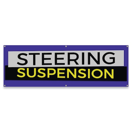 Signmission Steering Suspension Banner Concession Stand Food Truck Single Sided B-72-30159
